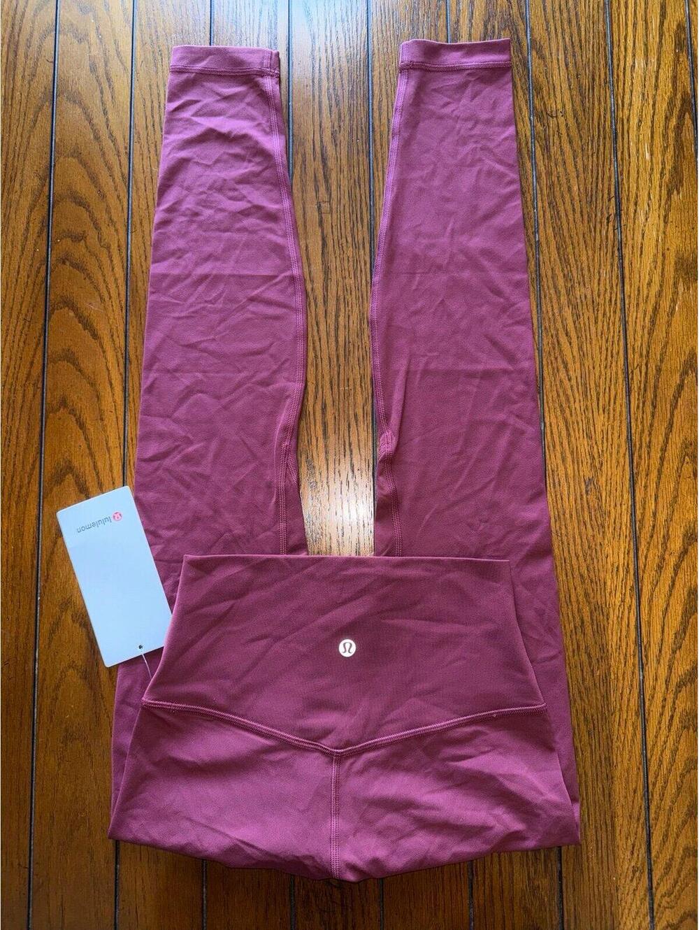 Lululemon Align High Rise 28” Mulled Wine Size 4 NWT